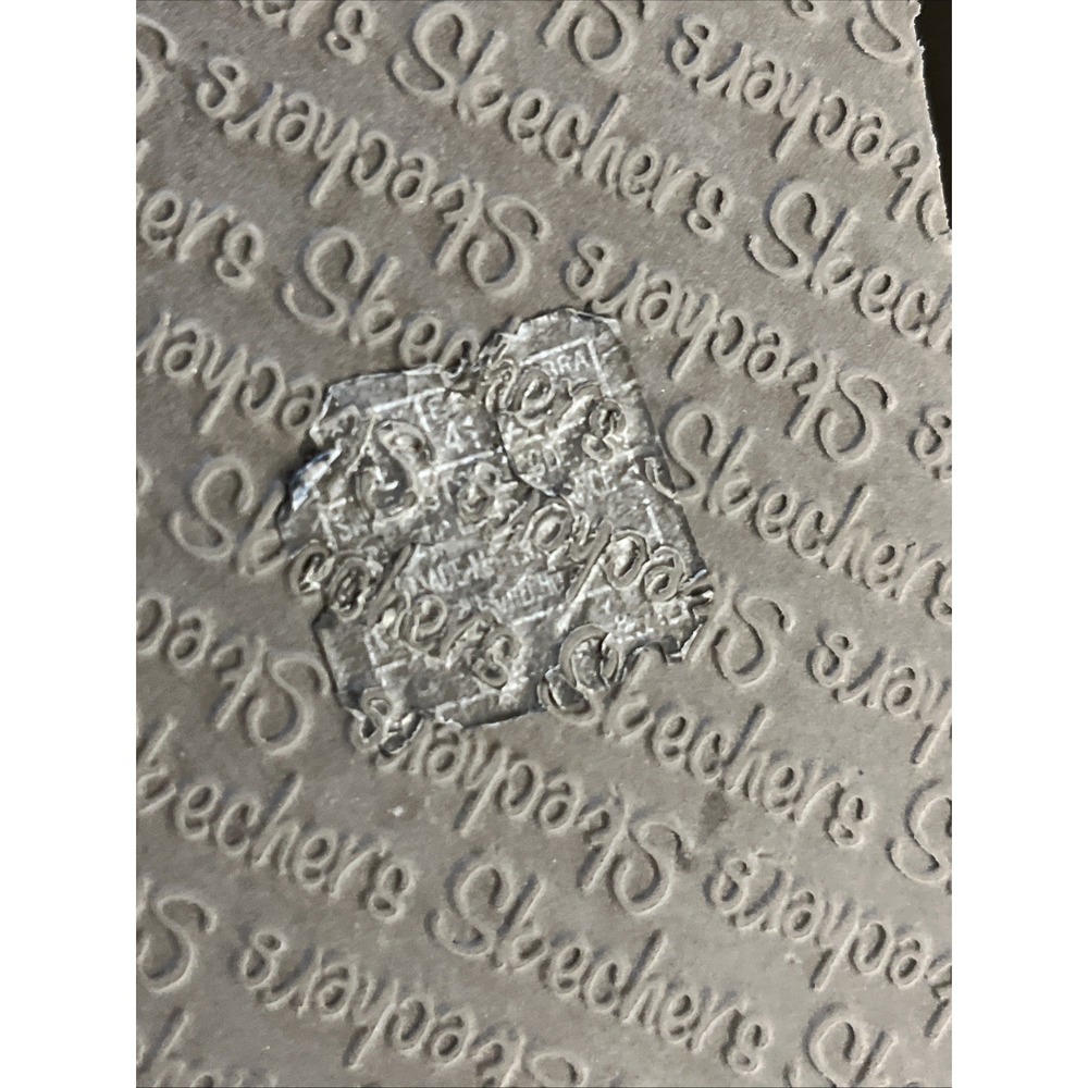 Skechers Flip Flops Womens 8 Taupe Yoga Foam Rhinestone Bling Platform Sandals - Picture 7 of 7